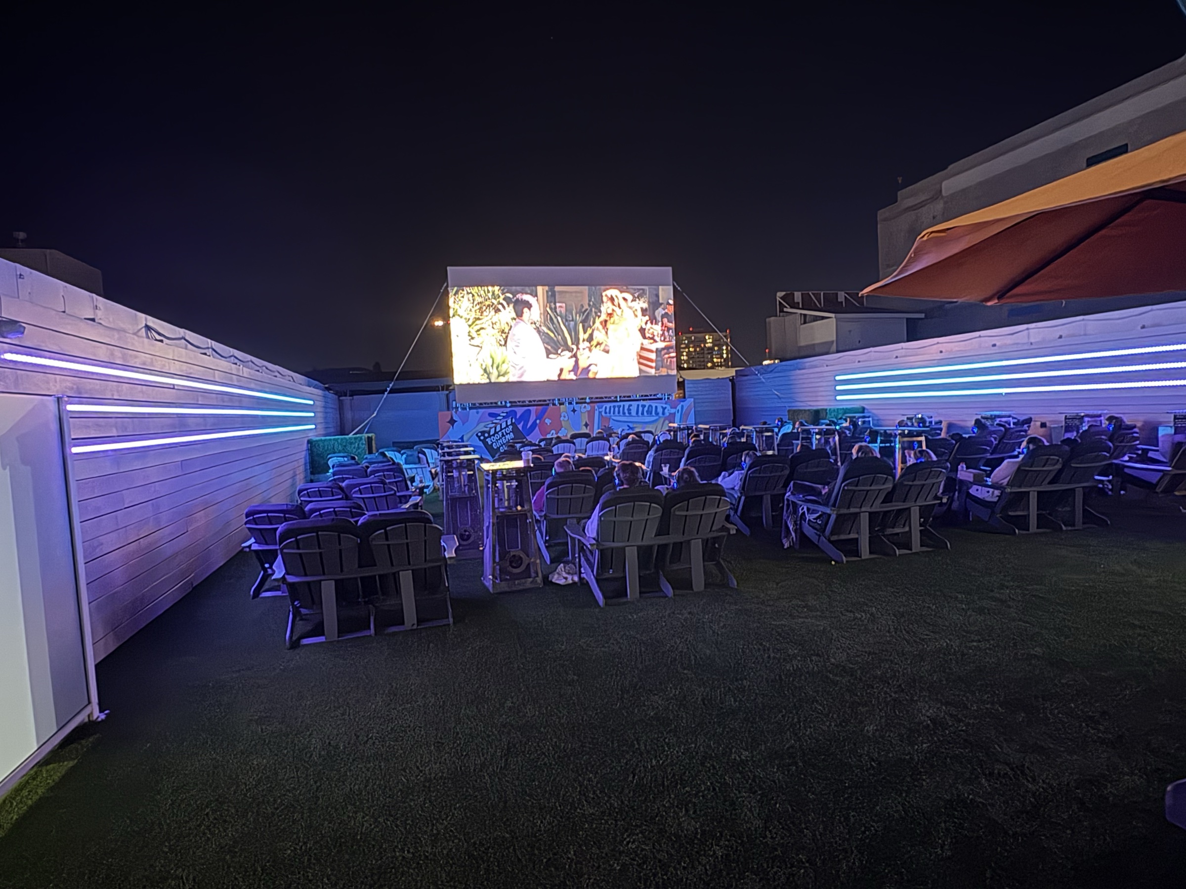 Rooftop Cinema Club detail